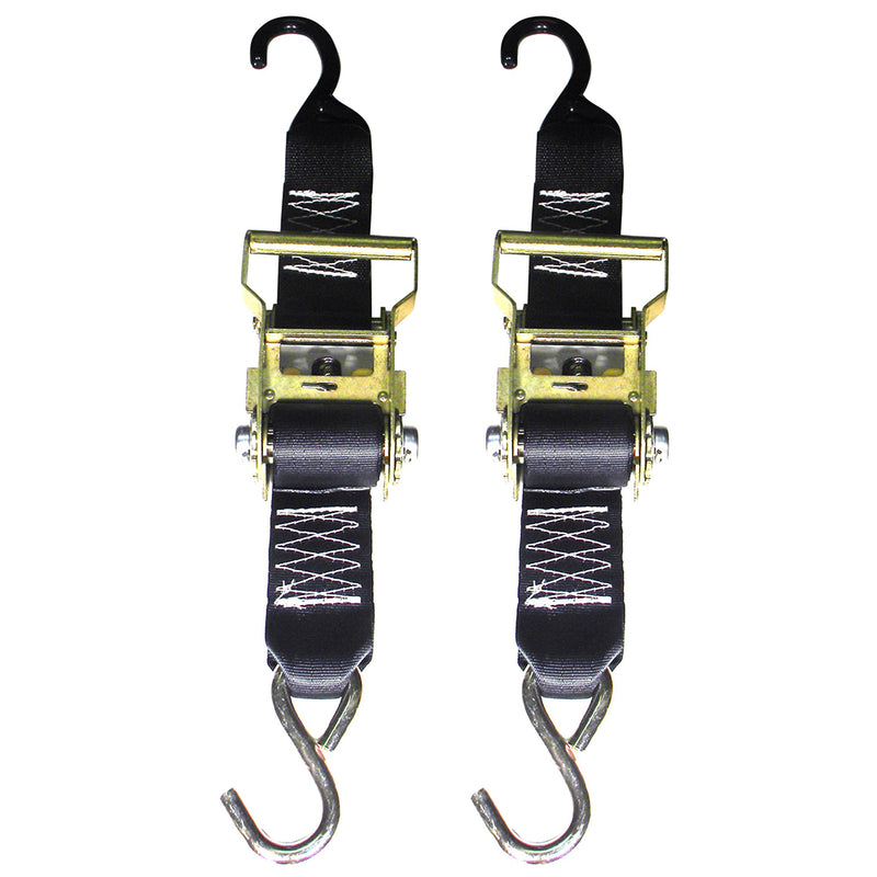 Rod Saver HeavyDuty Ratchet Trailer TieDown  2 x 5  Pair R2TTD5