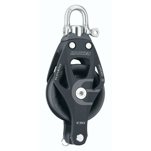 Harken 60mm Single Aluminum Element Block wSwivel  Becket 6261