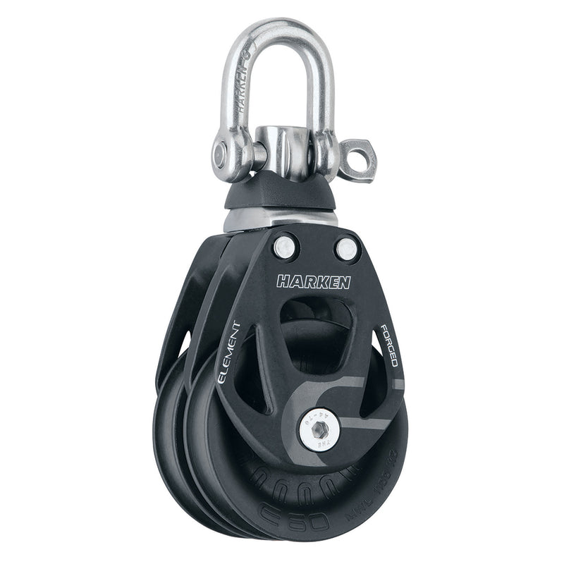 Harken 60mm Double Aluminum Element Block wSwivel 6269
