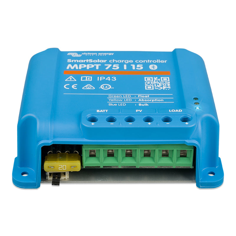 Victron SmartSolar MPPT Solar Charge Controller  75V  15Amp  UL Approved SCC075015060R