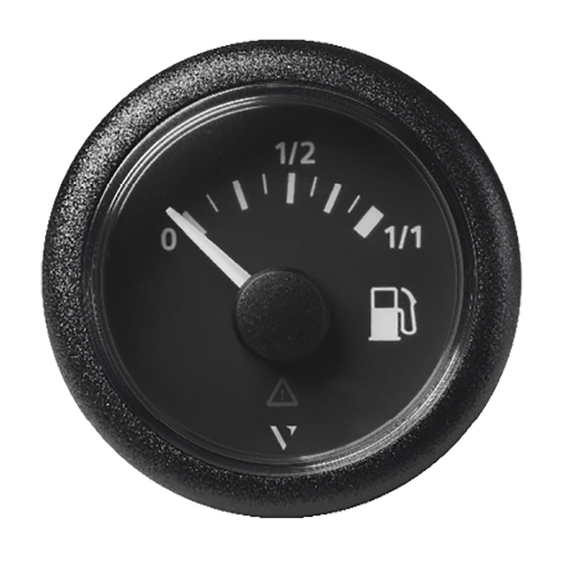 Veratron 52mm 2116 ViewLine Fuel Tank Level Gauge  0 to 11  Black Dial  Round Bezel A2C59514079