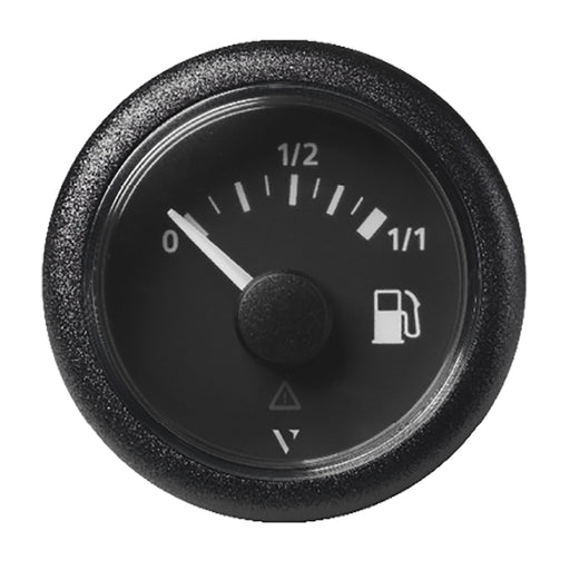 Veratron 52mm 2116 ViewLine Fuel Tank Level Gauge  0 to 11  Black Dial  Round Bezel A2C59514079
