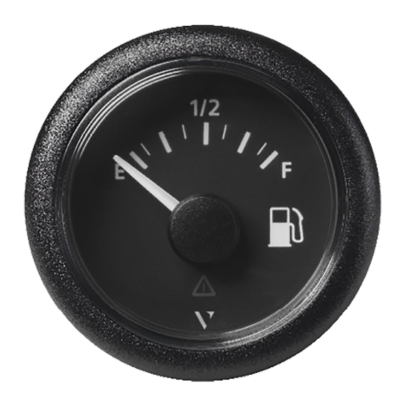 Veratron 52MM 2116 ViewLine Fuel Level Gauge EmptyFull  240335 OHM  Black Dial  Round Bezel A2C59514094