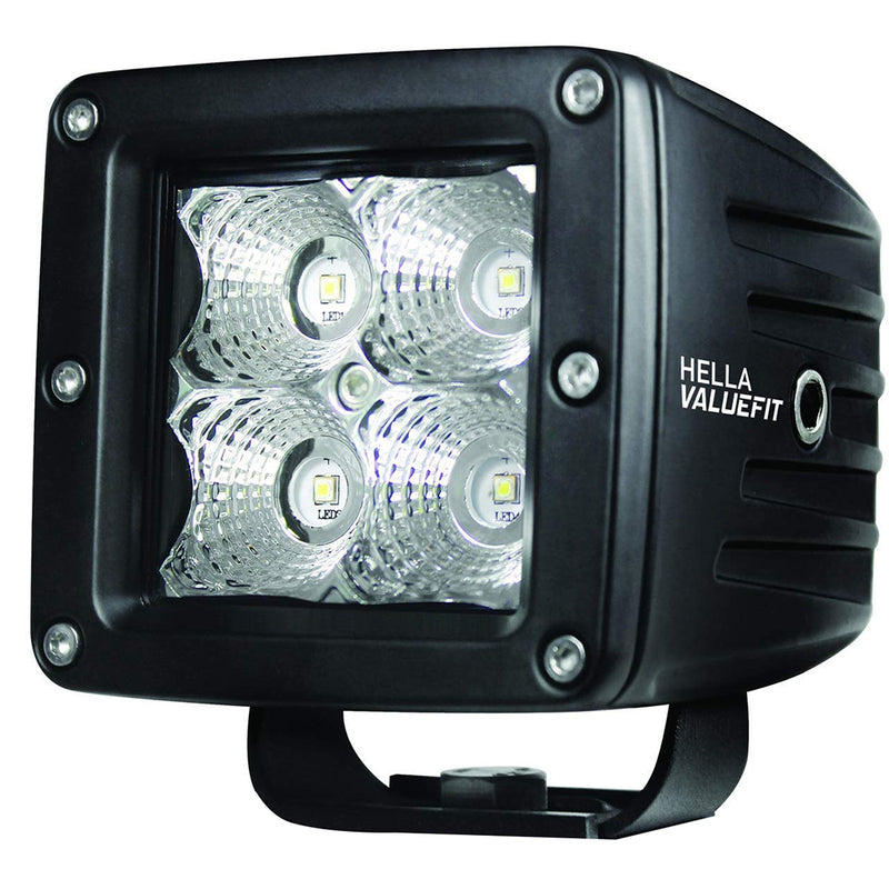 Hella Marine Value Fit LED 4 Cube Flood Light  Black 357204031