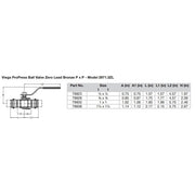 Viega ProPress 1 Zero Lead Bronze Ball Valve wStainless Stem  Double Press Connection  Smart Connect Technology 79933