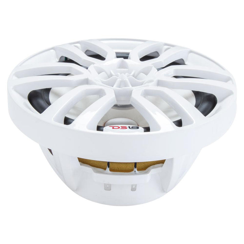 DS18 HYDRO 65 2Way Marine Speakers wRGB LED Lights 300W  White NXL6