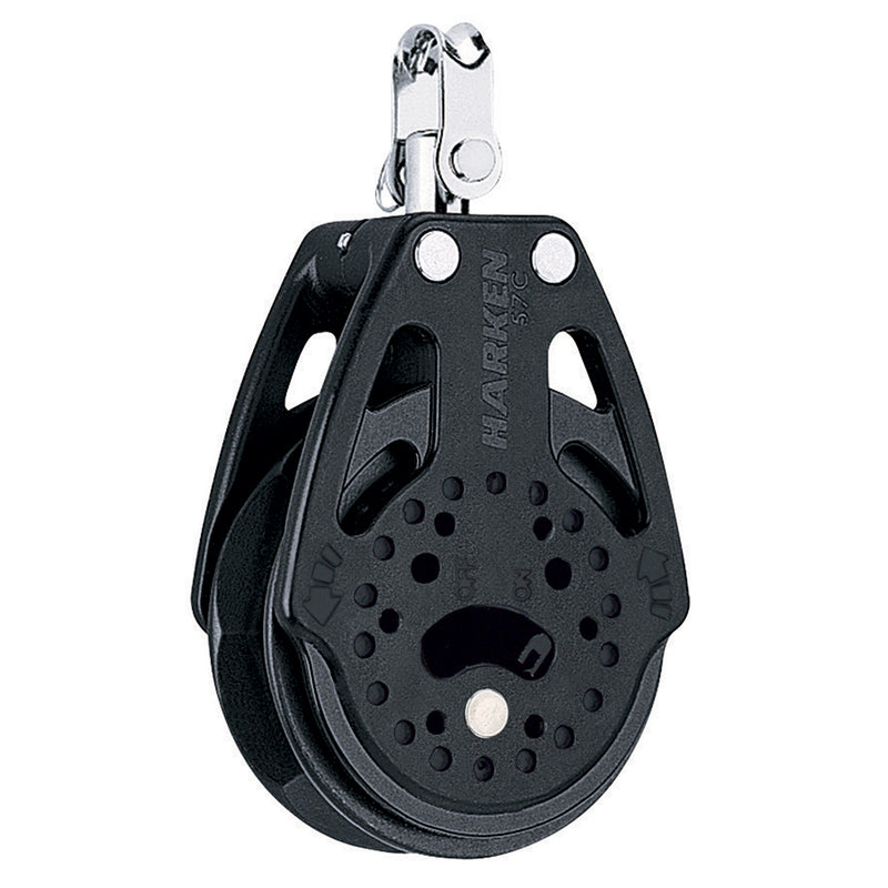 Harken 57mm Carbo Single Ratchet Block wSwivel 2135