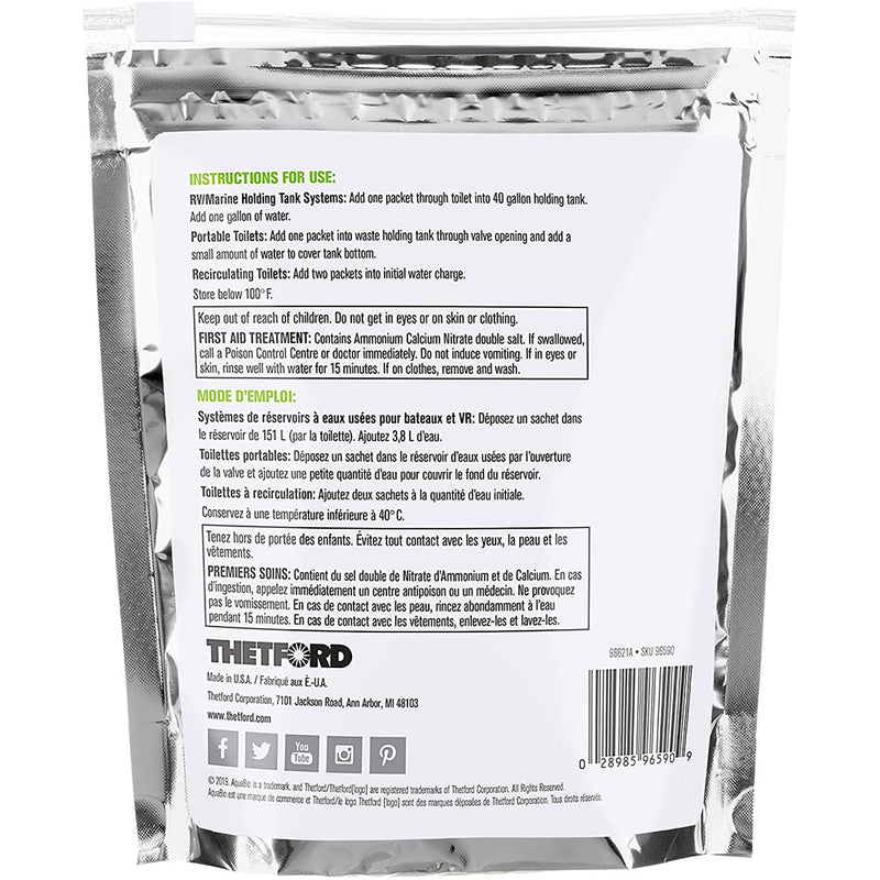 Thetford AquaBio  16 TossIns Concentrate Packets 96590