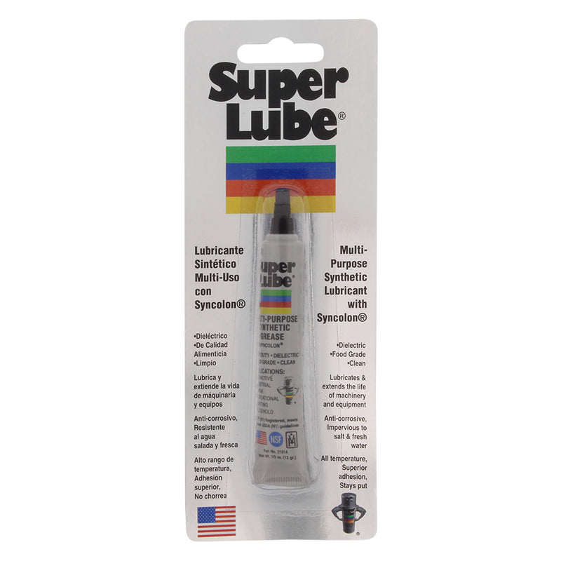 Super Lube MultiPurpose Synthetic Grease wSyncolon  5oz Tube 21010