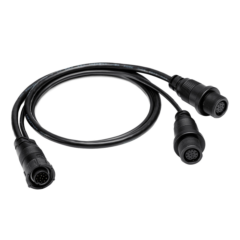 Humminbird 14 M SILR Y  SOLIXAPEX Side Imaging LeftRight Splitter Cable 7201121