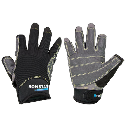 Ronstan Sticky Race Gloves  3Finger  Black  S CL740S