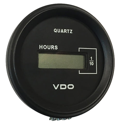 VDO Cockpit Marine 52mm 2116 LCD Hourmeter  Black DialChrome Bezel 331546