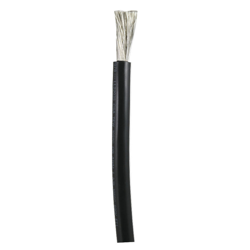Ancor Tinned Copper Battery Cable 30 AWG 81mm  Black  Sold By The Foot 1180FT