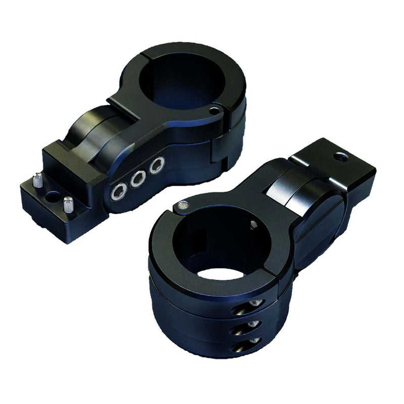PTM Watersports Board Rack Mounts  25 Pipe Clamp  Black P131982500TEBBK