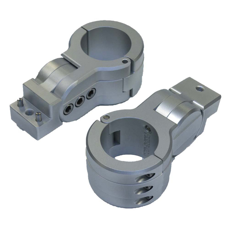 PTM Watersports Board Rack Mounts  25 Pipe Clamp  Titanium Grey P131982500TEBGR