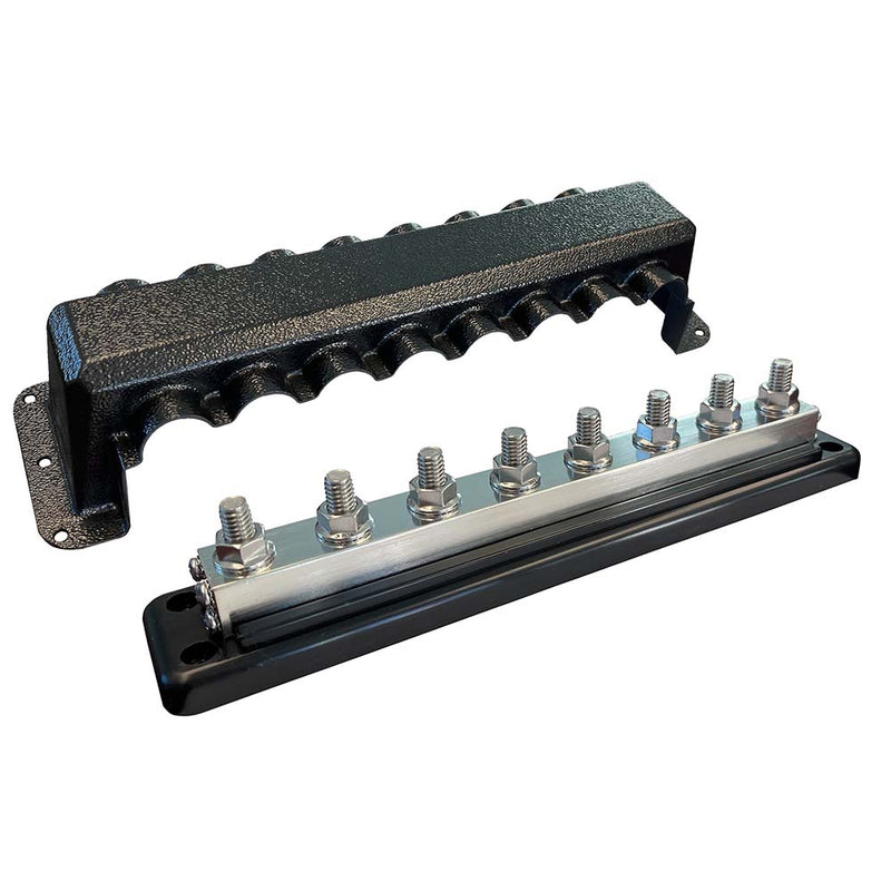 Victron Busbar 600A 8P  Cover 8X 38 Plus 8X M8 Terminals VBB160080010