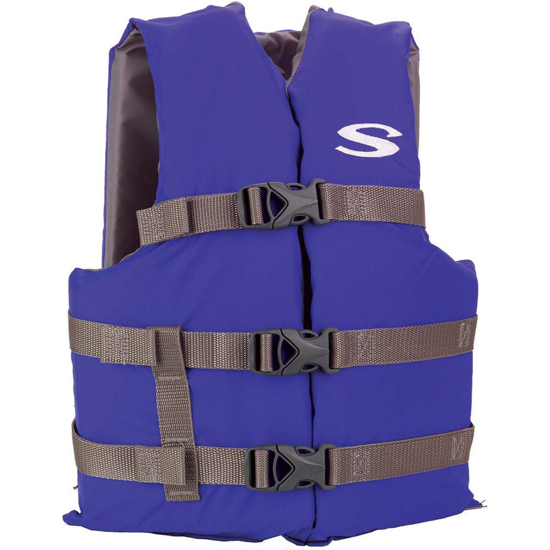 Stearns Youth Classic Vest Life Jacket  5090lbs  BlueGrey 2159360