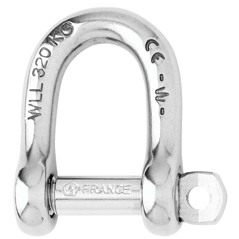 Wichard SelfLocking D Shackle  Diameter 8mm  516 1204W