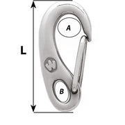 Wichard Safety Snap Hook  35mm 2479W