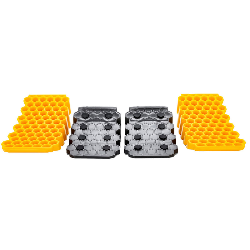 Camco Curved Leveler  Wheel Chock 2Pack 44425