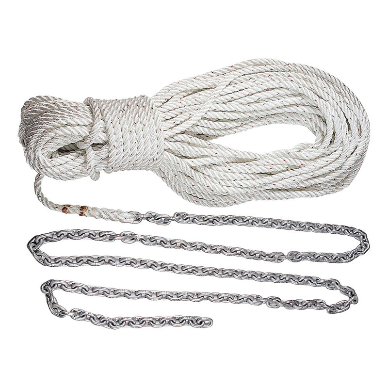 Lewmar Premium Anchor Rode 21515 of 14 Chain  200 of 12 Rope wShackle HM15HT200PX