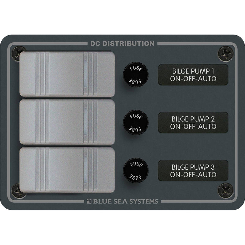 Blue Sea 8665 Contura 3 Bilge Pump Control Panel 8665