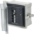 Blue Sea 3128  SMS Panel Enclosure wELCI 30A  3 Branch 15A  120V AC 3128