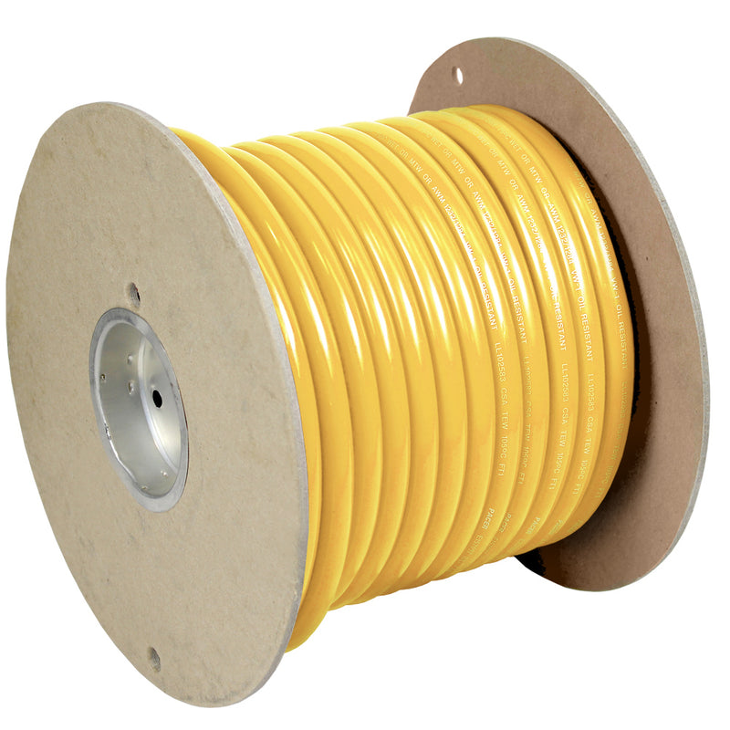 Pacer Yellow 40 AWG Battery Cable  100 WUL40YL100