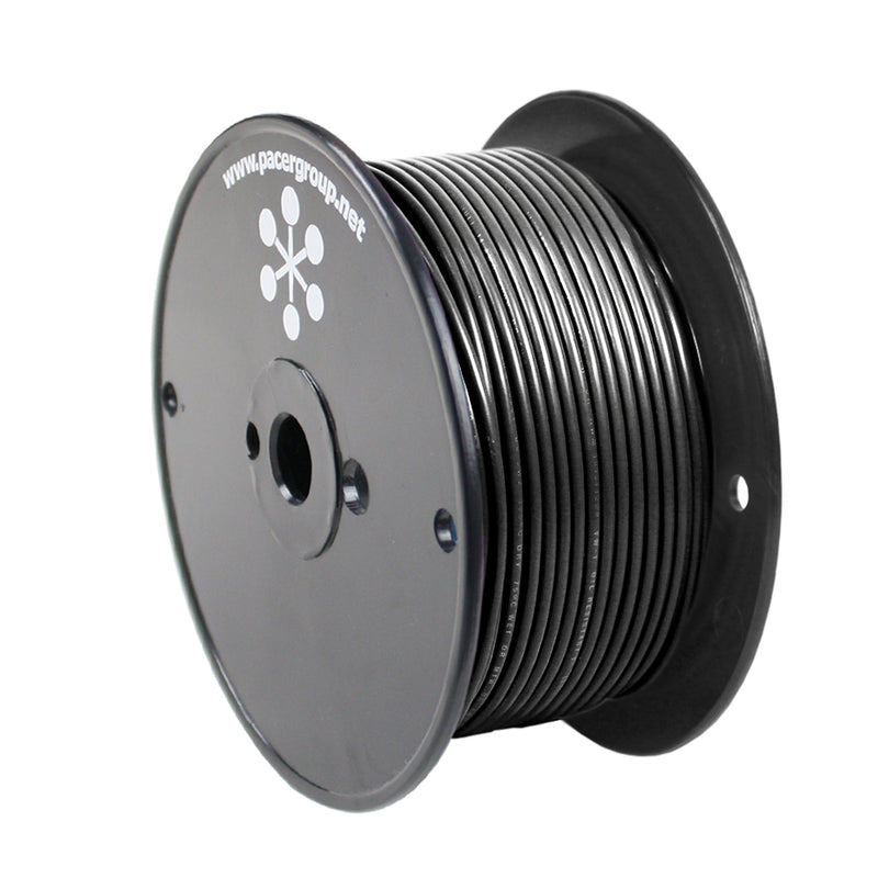 Pacer Black 8 AWG Primary Wire  250 WUL8BK250