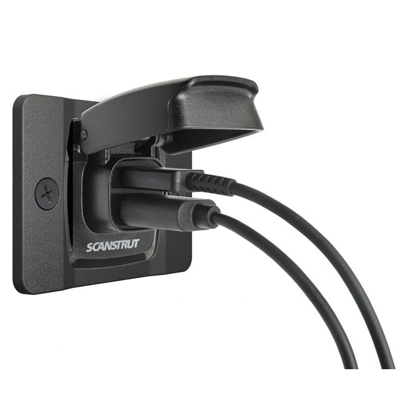 Scanstrut Flip Pro wFront Fit Bezel 1224V Fast Charge Dual USBAC Socket SCUSBF2