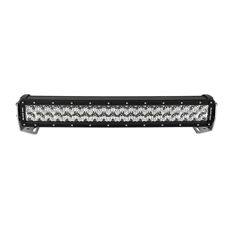 Black Oak Pro Series 30 Curved Double Row 20 LED Light Bar  Combo Optics  Black Housing 20CCD5OS