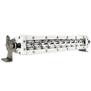 Black Oak Pro Series 30 Single Row 10 LED Light Bar  Combo Optics  White Housing 10CMS5OS