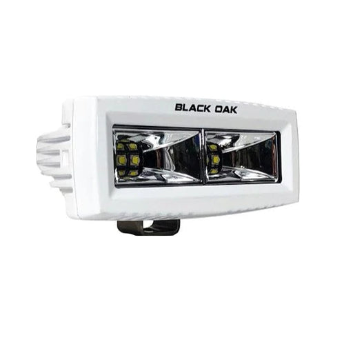 Black Oak 4 Marine Spreader Light  Scene Optics  White Housing  Pro Series 30 4MSS