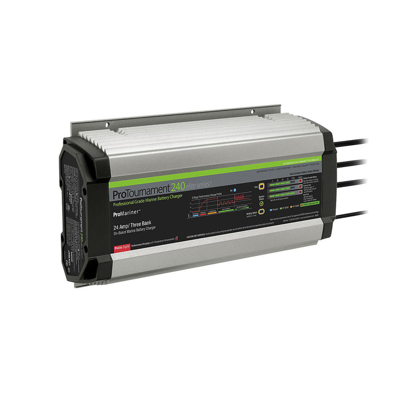 ProMariner ProTournament 240 Elite Series3 3Bank OnBoard Marine Battery Charger 53243