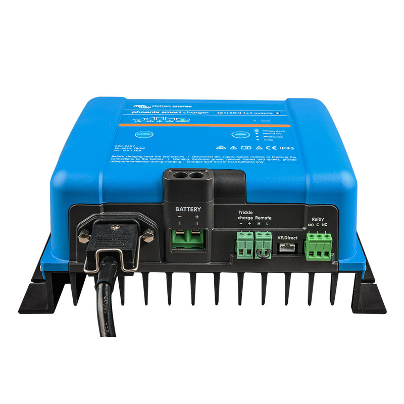 Victron Phoenix Smart IP43 Charger 1250 11 120240VAC Requires 515P Mains Cord PSC125051095