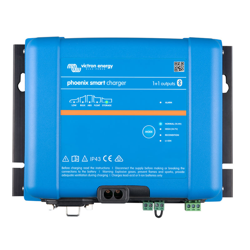 Victron Phoenix Smart IP43 Charger 2425 11 120240VAC Requires 515P Mains Cord PSC242551095