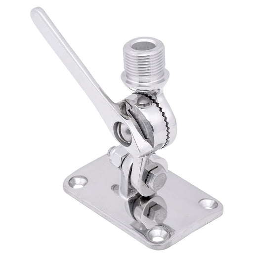 Whitecap Ratchet Antenna Mount  316 Stainless Steel S1802C