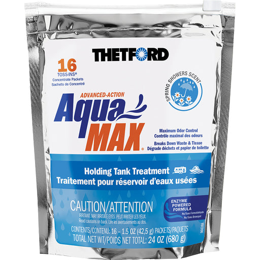Thetford AquaMax Holding Tank Treatment  16 TossIns  Spring Shower Scent 96631