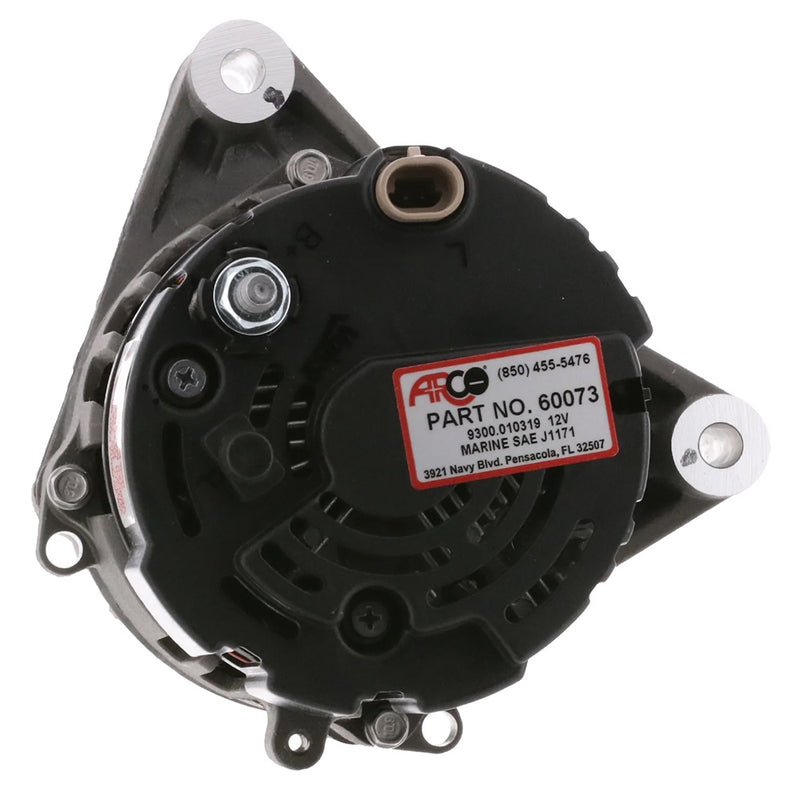 ARCO Marine Premium Replacement Inboard Alternator w55mm MultiGroove Pulley  12V 65A 60073