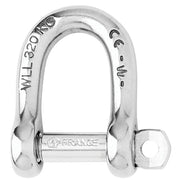 Wichard SelfLocking D Shackle  12mm Diameter  1532 1206W