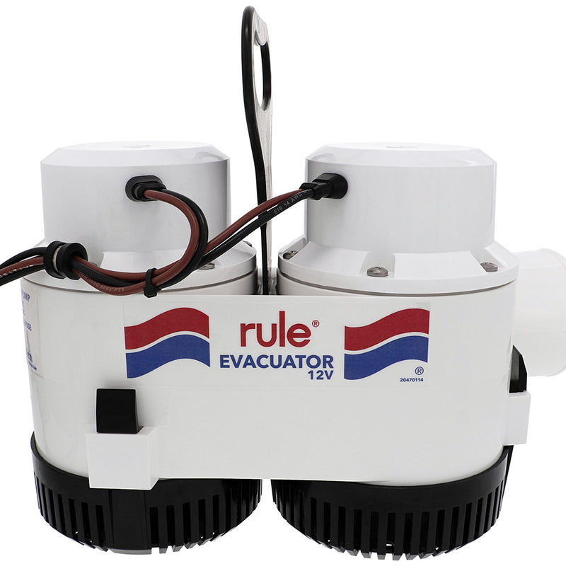 Rule 7700D GPH Evacuator High Volume Utility Pump  12V 7700D