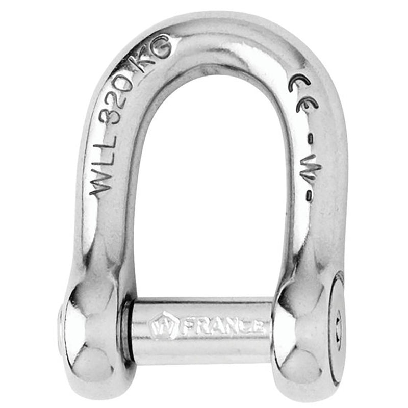 Wichard SelfLocking Allen Head Pin D Shackle  12mm Diameter  1532 1306W