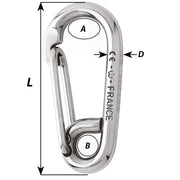 Wichard Symmetric Carbin Hook  120mm Length  1532 2317W