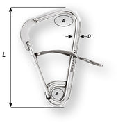 Wichard Automatic Mooring Hook  170mm Length  61116 2329W