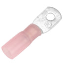 Pacer 8 AWG Heat Shrink Ring Terminal  10 Stud Size  25 Pack TE810R25