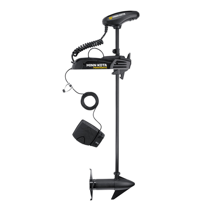 Minn Kota Pontoon PowerDrive 55 Trolling Motor wFoot Pedal  12V  55LB  48 1358455