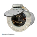 Bryant Locking Flanged Inlet 2P3W 50A 250/600V (3767)