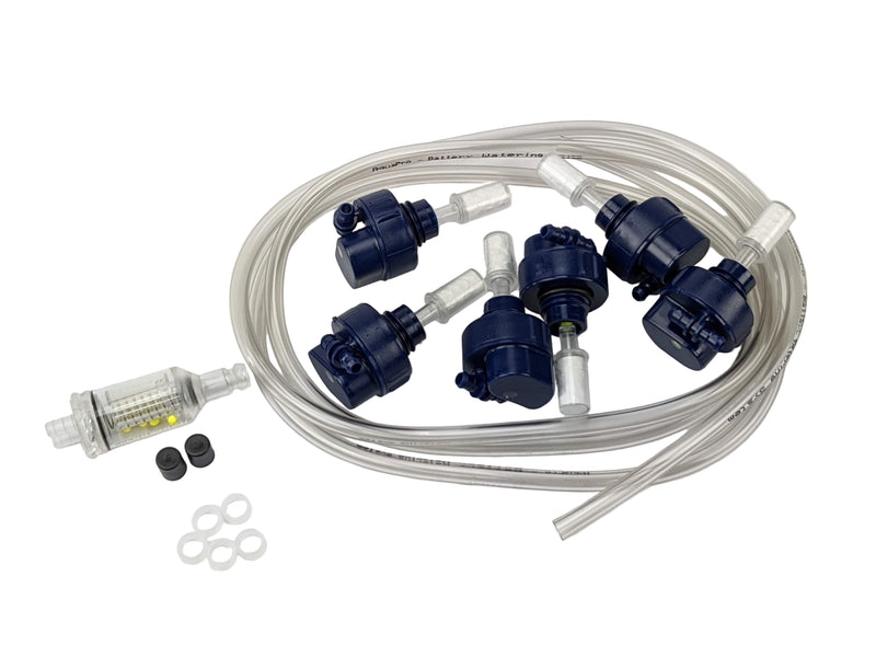 AquaPro Kit Package Contents for 4D/8D Batteries - Universal Start Up Kit with push-in vent openings
